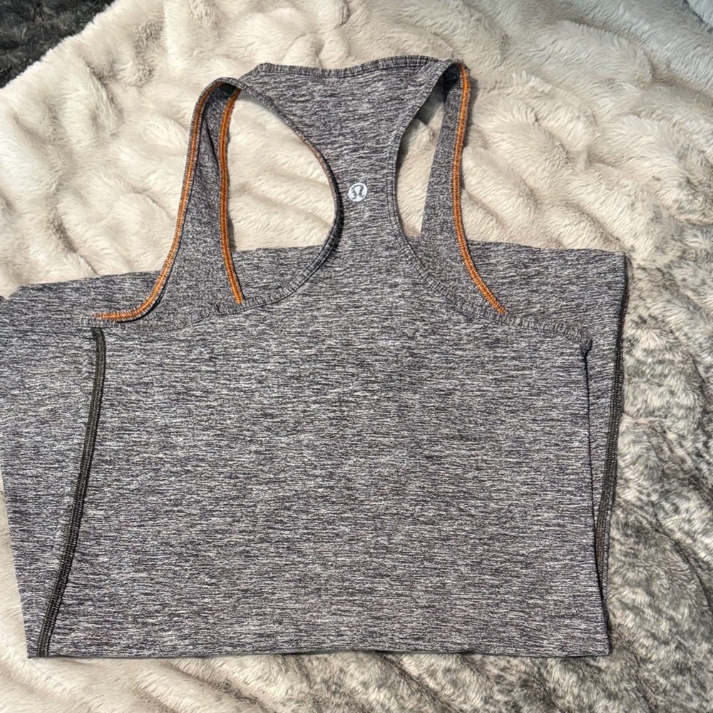 lululemon athletica Women’s Gray Racerback Tank